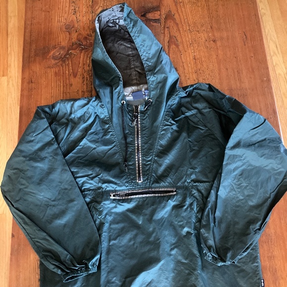 Gap Green Windbreaker, Pullover Hooded Size Medium, Men, Women Unisex - Picture 2 of 10